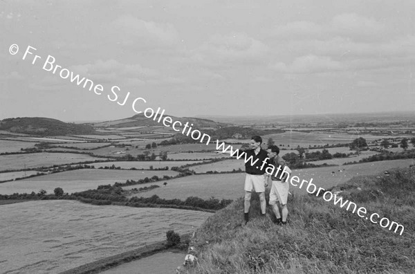 J DALY AND FRIEND AT DUNAMASE